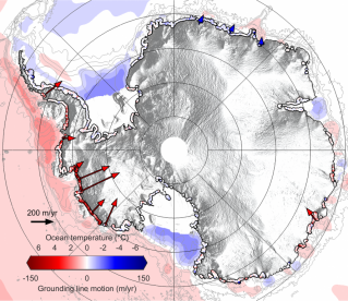  Antártica perde área submersa do tamanho de Londres desde 2010